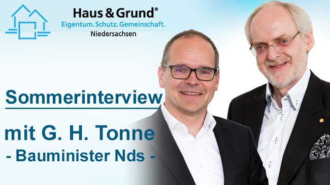 Bauminister Tonne mit Dr. Horst - Copyright Sylvia Horst