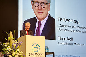 Theo Koll bei seinem Festvortrag - Copyright Sylvia Horst